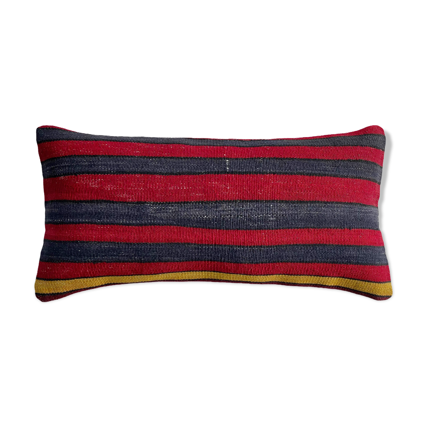 Vintage Turkish Kilim Cushion Cover, 30 x 60 cm