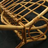 Vintage bamboo magazine holder