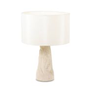 Lampe en pierre sculpté. Années 1970.