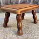 Tabouret, porte pot en chêne massif, années 50