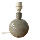 60s stoneware globe lamp base