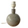 60s stoneware globe lamp base