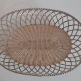 Braided metal basket