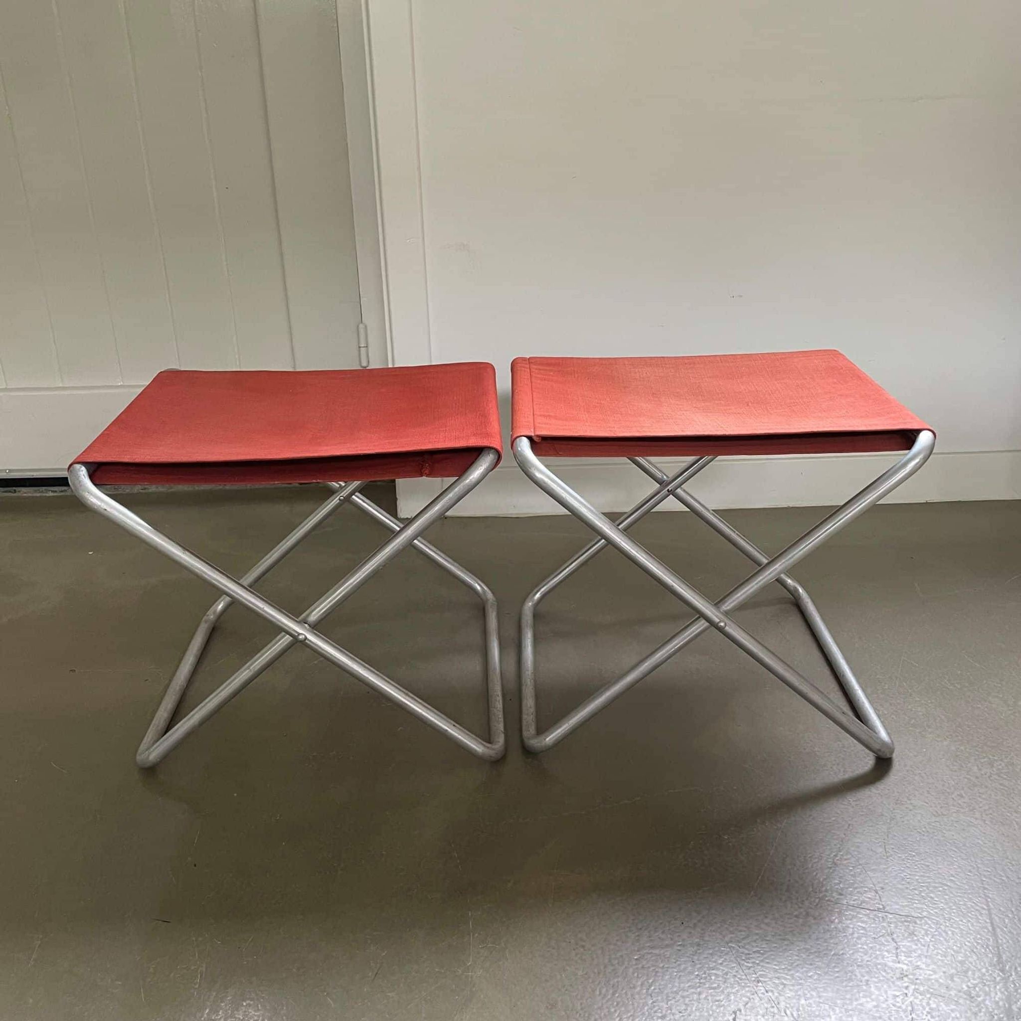Set of midcentury 'Lido' sun lounge chairs, design Battista and Gino Giudici
