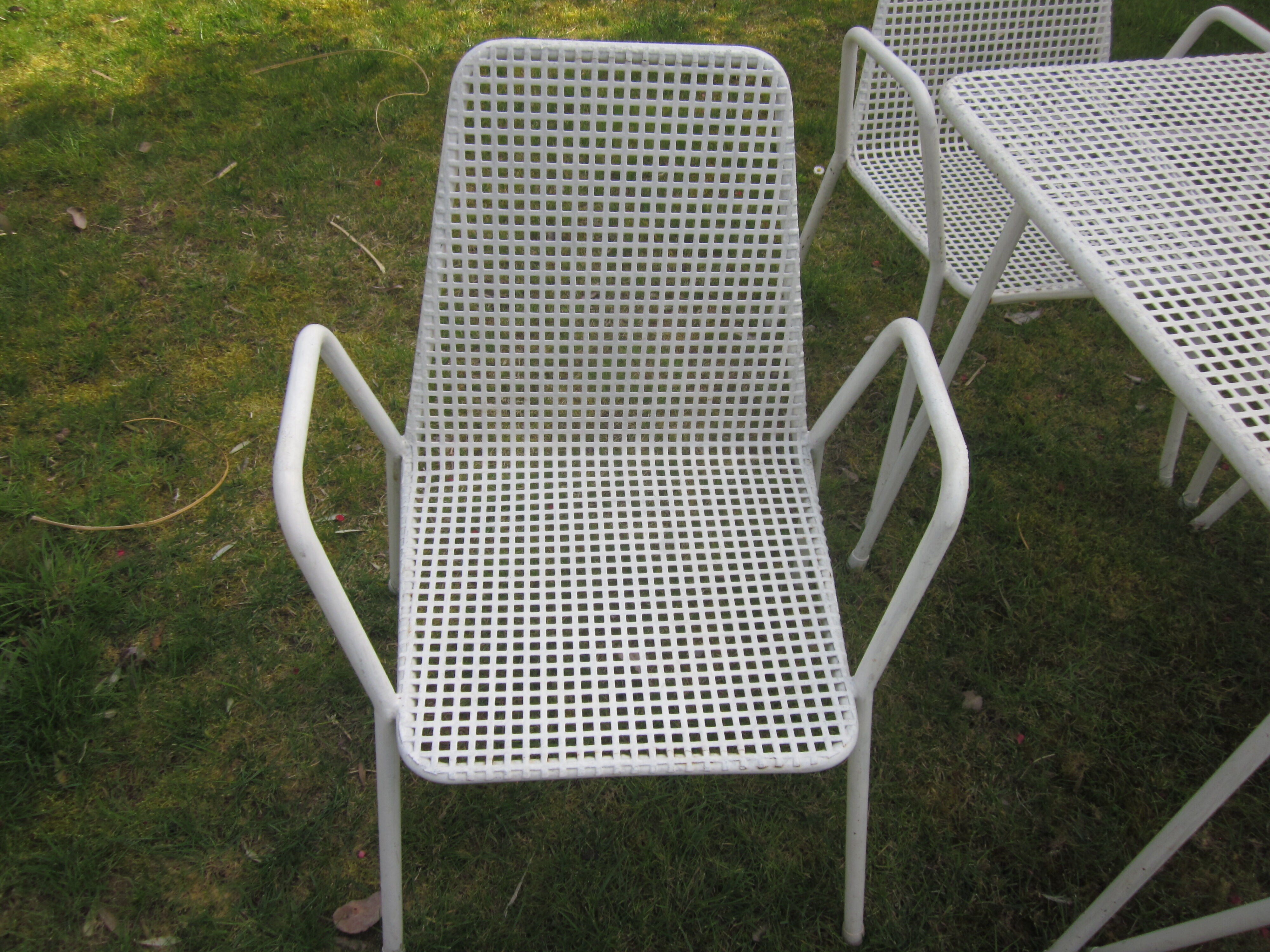 garden furniture metal 60-70 years