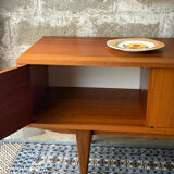 Vintage Scandinavian teak sideboard, 1960.