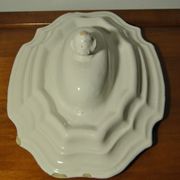 Vegetable soup tureen lid Moustiers 18th century South France