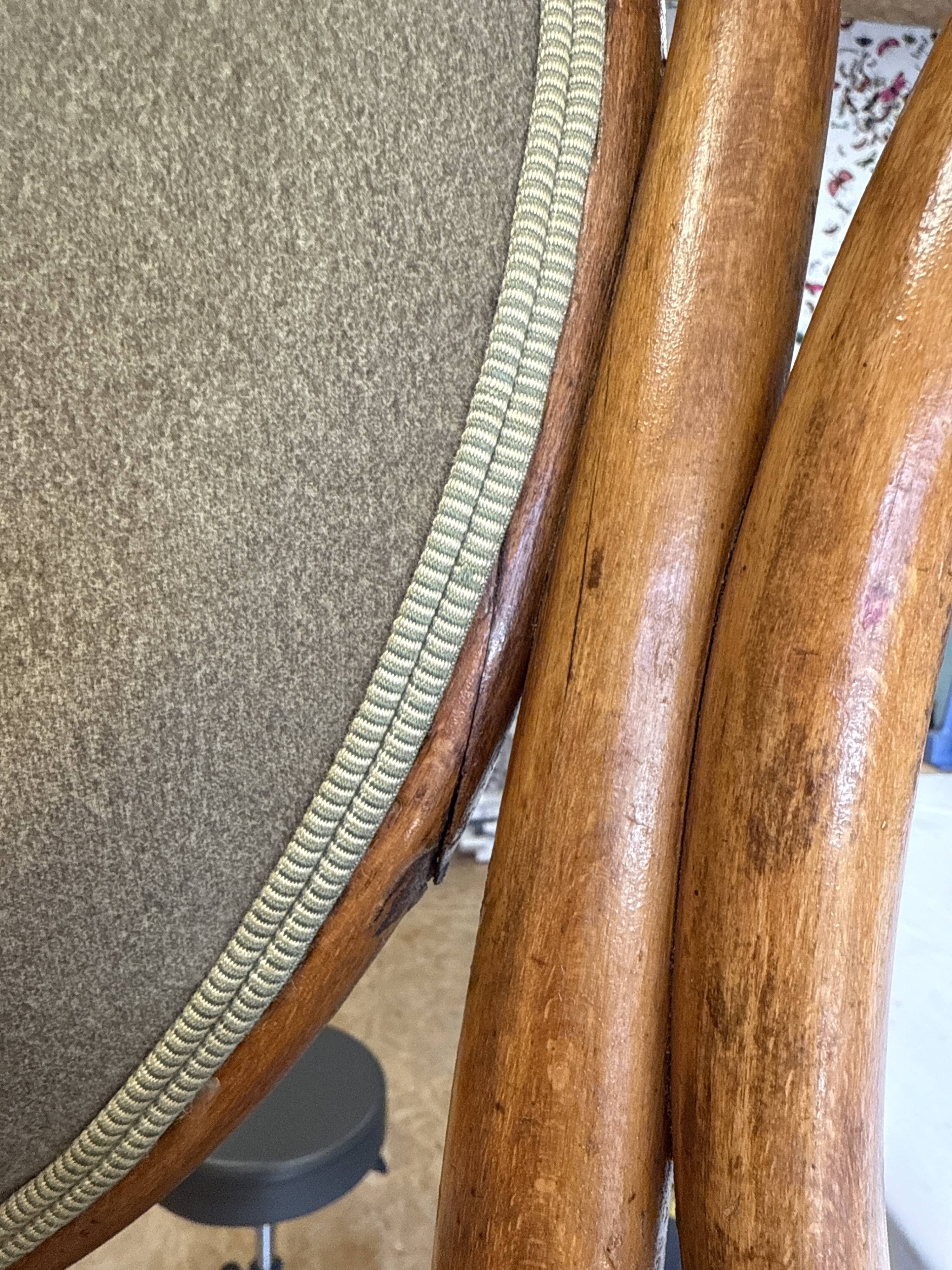 Antique breastfeeding chair