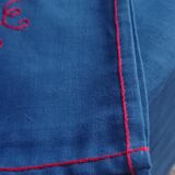 Old embroidered tablecloth