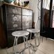 Vintage aluminium cast stools