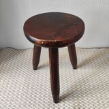 Vintage wooden tripod stool