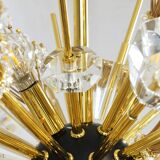 Grand Sputnik chandelier Metropolitan Opera in crystal and brass J.L. Lobmeyr