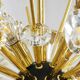 Grand Sputnik chandelier Metropolitan Opera in crystal and brass J.L. Lobmeyr