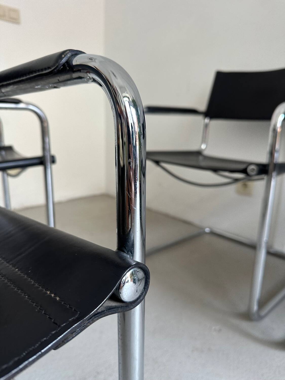 4 chairs Mart stam / Marcel breuer for Matteo Grasse