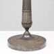 Large French Silvered Copper Candlestick, 1890s
