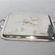 Serving tray with liqueur or other silver metal old art nouveau hallmark