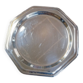 Silver-plated metal coaster Christofle model Villars
