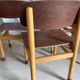 Quatre chaises basses Kvetny et Sonners Stolefabrik Danemark 1960
