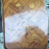 Table de chevet marqueterie