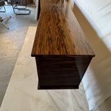 Zebra wood sideboard, vintage Italian style from the 50s