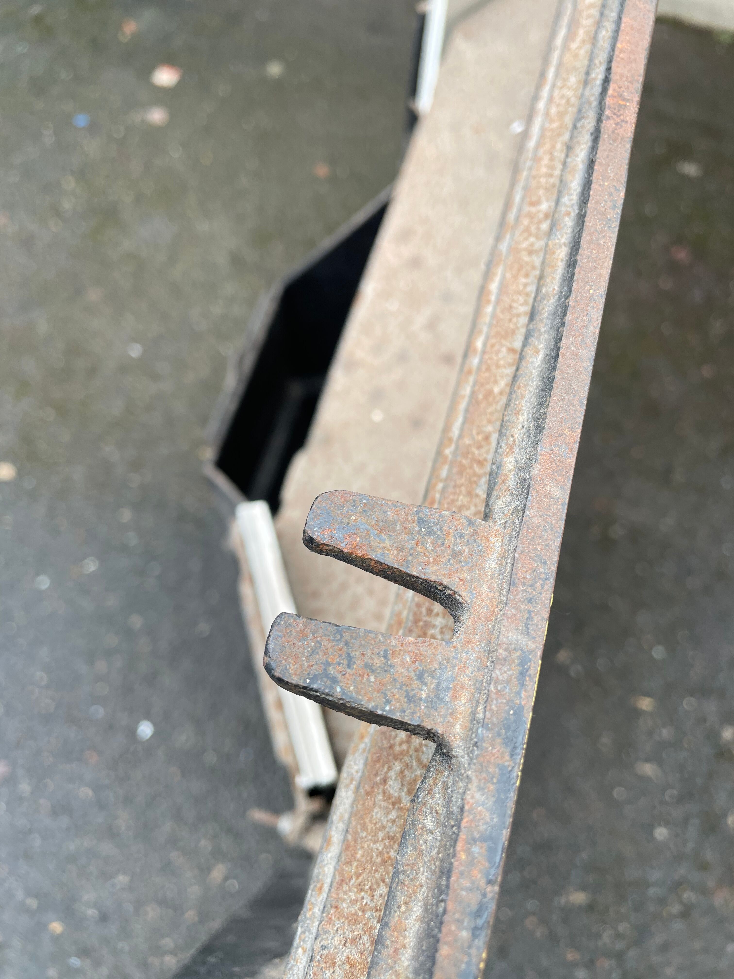 Open cast iron fireplace, Art Nouveau style