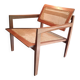 Fauteuil bois cannage design Roger landault