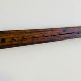 Workshop coat rack in solid oak