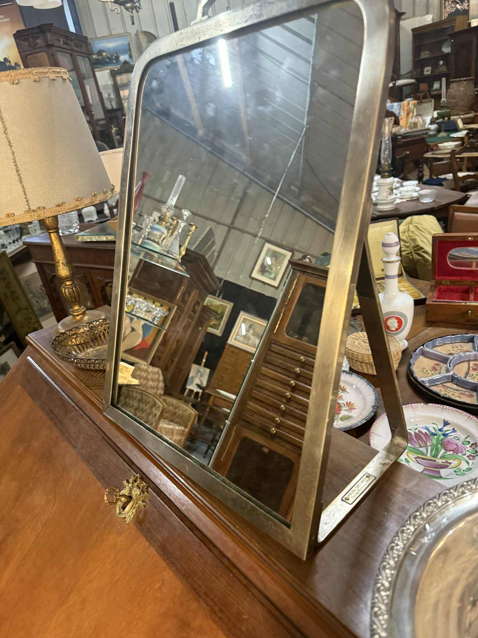 1960s Barber Mirror P. Grivois