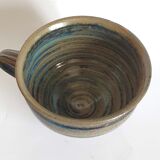 Ceramic cup signed MCB La Borne