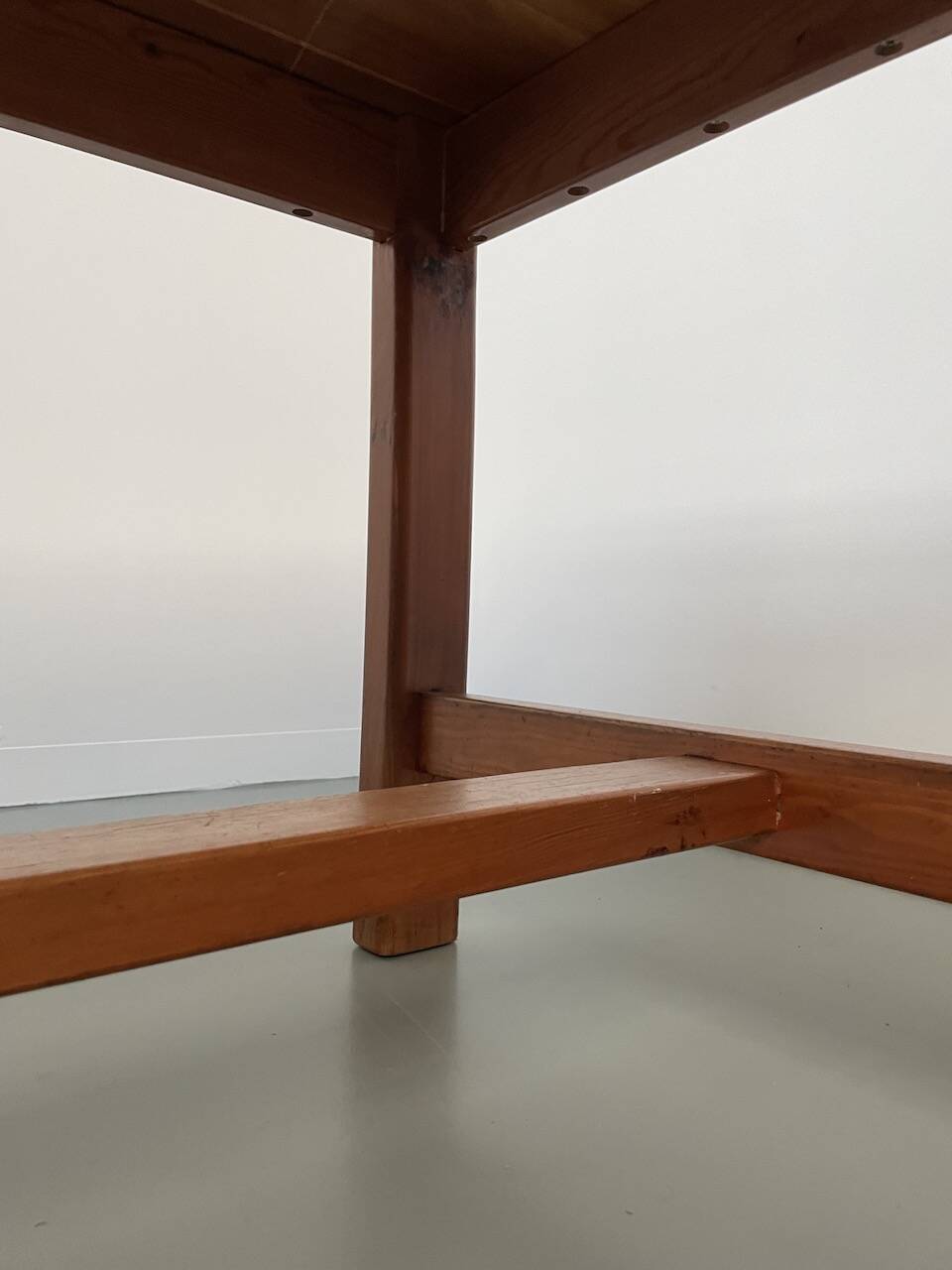 Set of table and 4 chairs, 60s mountain furniture