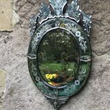 Venetian mirror circa 1900, 79x41 cm