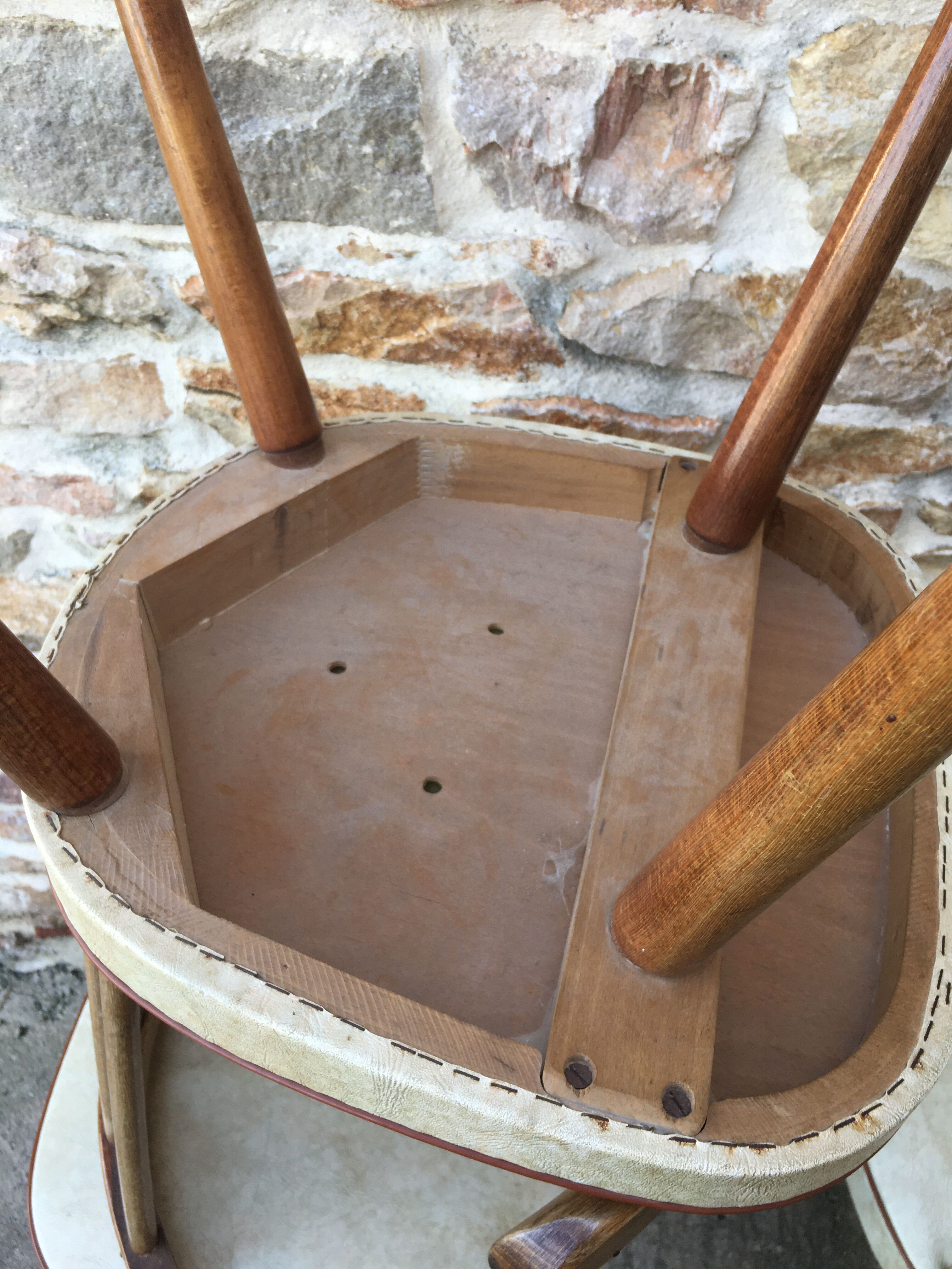 Suite of three Baumann chairs, catalogue 1958/59