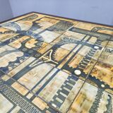 Haslev Wood and Tile Coffee Table by Otto Detlefsen, 1960s