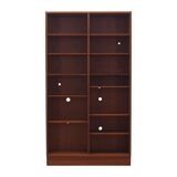 Teak bookcase, Danish design, 1970s, manufactured by Hundevad