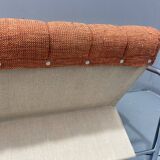 Chromed functionalist sofa by Viliam Chlebo, 1970´s, Czechoslovakia