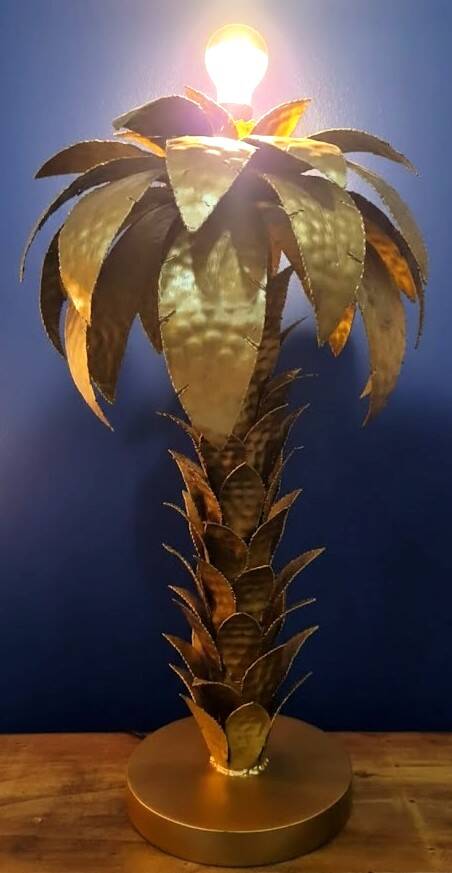 Palm tree lamp in Jansen style