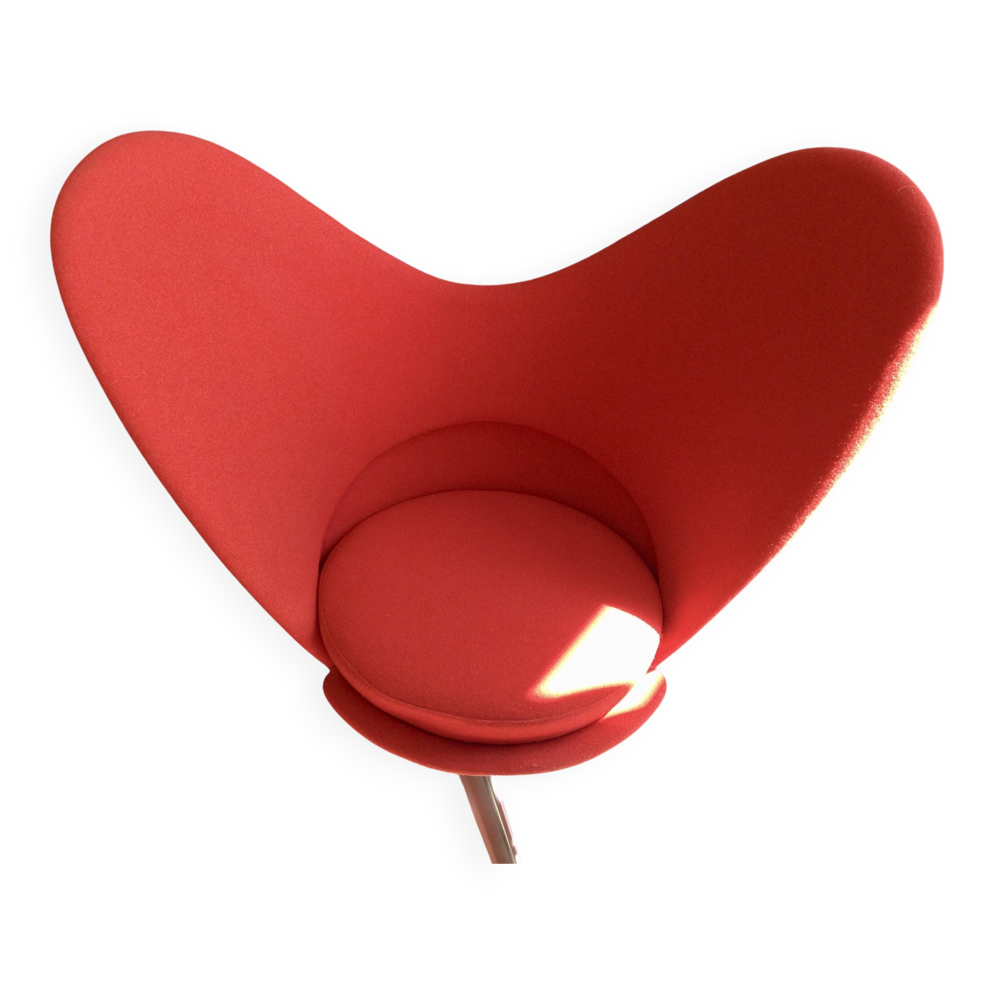 Heart Cone Chair by Verner Panton Red