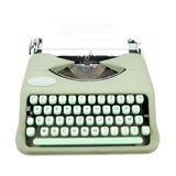 Hermes Baby green lime typewritter revised new ribbon