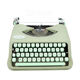 Hermes Baby green lime typewritter revised new ribbon