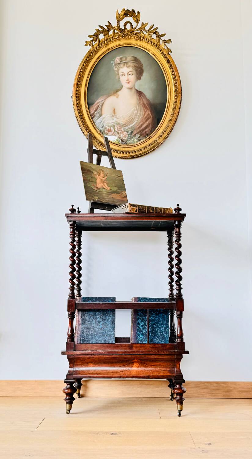 19th century Rio rosewood server