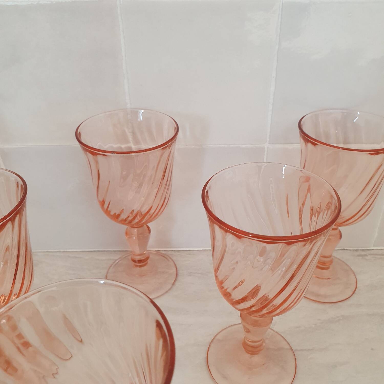 6 Rosaline Wine Glasses