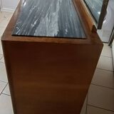 Walnut chest of drawers / dressing table