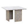 Table basse italienne en marbre, design intemporel des années 1970