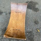 Ashanti African stool from Ivory Coast, carved from solid wood