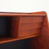 Secrétaire en teck, design danois, années 1970, production : Danemark