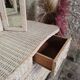 Rattan chest of drawers 80s and its mirror