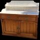 Toilet cabinet 1900 top marble pitchpin / bathroom furniture / sink