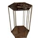 Harness octagonal brass rods and smoked glass circa 1960/1970