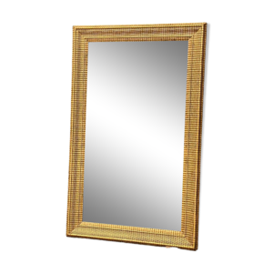 miroir en bois stuqué