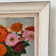 Oil on canvas flowers